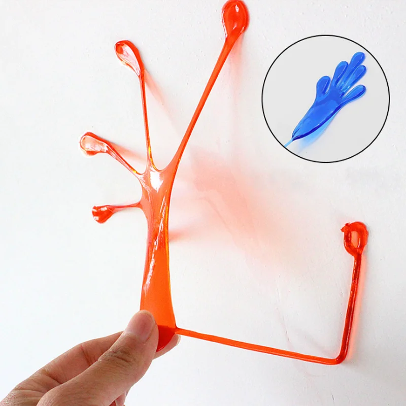 

10Pcs Elastically stretchable sticky palm Climbing Tricky hands toys