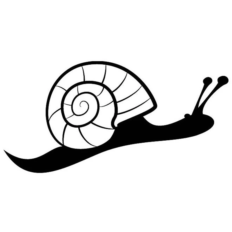 

16cm*7.9cmCute Interesting Snail Car Sticker Vinyl Car-styling Decals