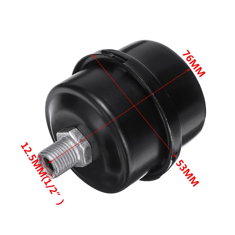 1pc Metal Air Intake Filter Muffler Silencer 1/2&quot 12.5mm Thread Mayitr For Compressor Parts | Обустройство дома