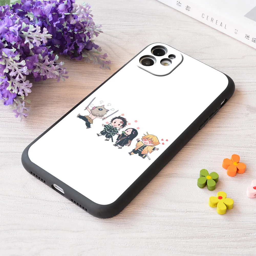 

For iPhone Demon Slayer Print Soft Matt Apple Case