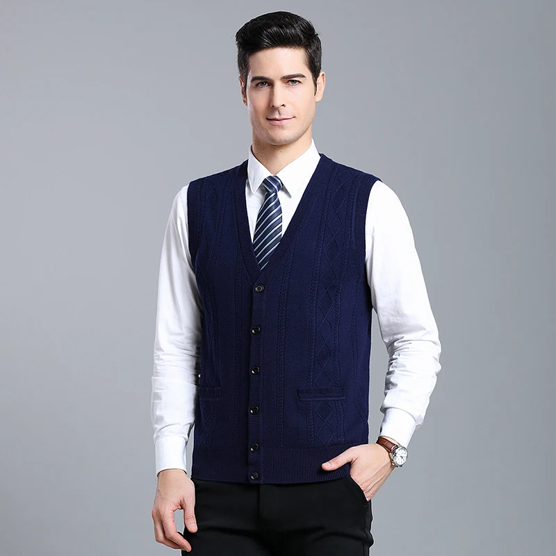 UNIVOS KUNI 2019 мужской свитер жилет новейшая Весенняя мода повседневный тонкий