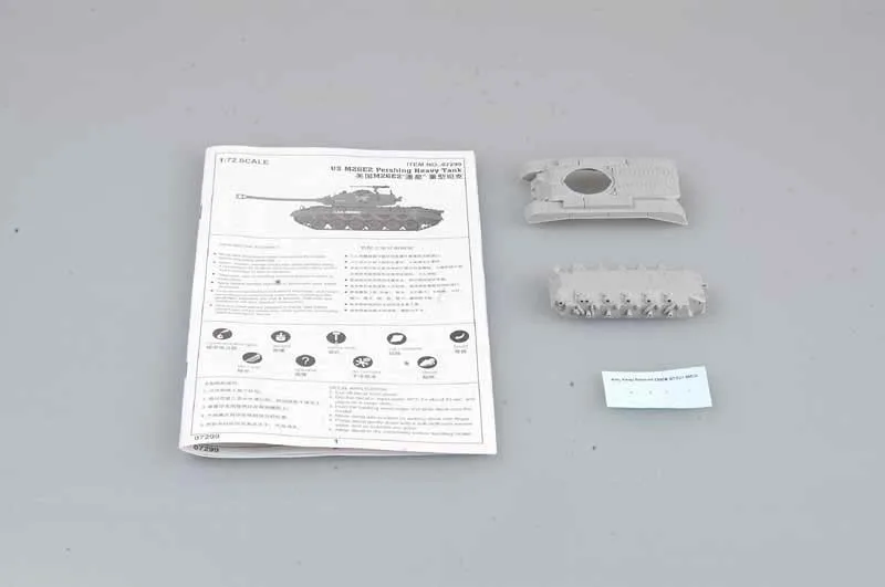 Trumpeter 1/72 07299 США M26E2 тяжелый танк военная демонстрационная игрушка пластиковая