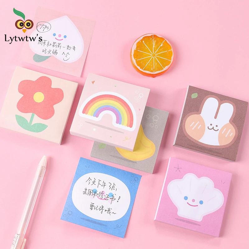 1 шт. милый клейкий блокнот Kawaii INS с липкими нотами Канцелярские Товары для офиса