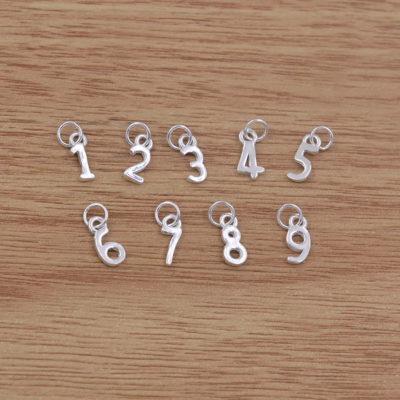 Аутентичные Серебряные Бусины 0 9 счастливая фотография подходят для