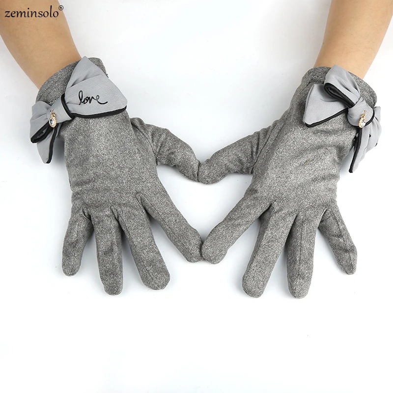 Новые модные женские перчатки с сенсорным экраном спортивные на открытом