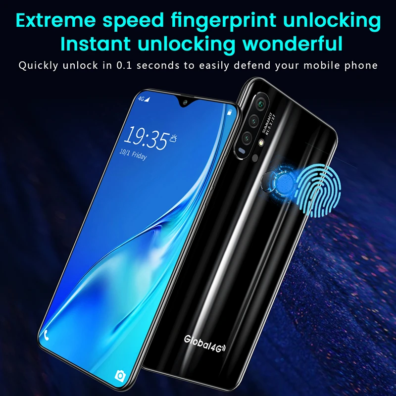 Смартфон R30 Pro Android 4G мобильные телефоны 6 3 дюйма две Sim карты разблокированный
