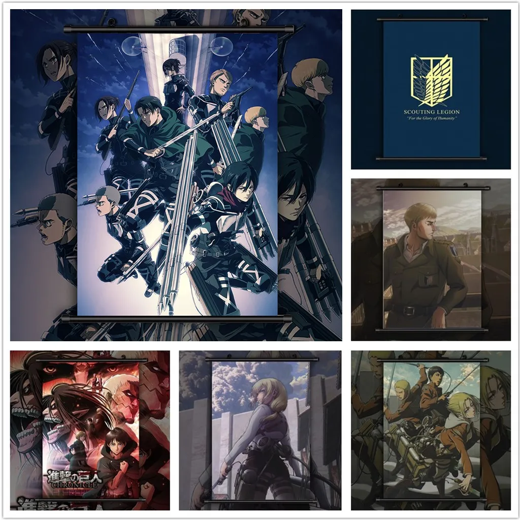 

Attack on Titan Christa Renz Annie Fubar Braun HD Print Wall Poster Scroll