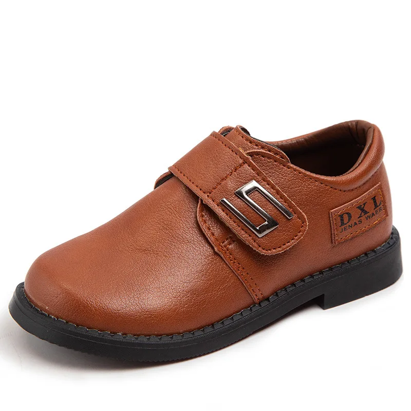 

New Fashion Kids Leather Shoes Boys School Show Dress Shoes Flats Classic British Party Shoes Children Wedding Loafer Moccasins
