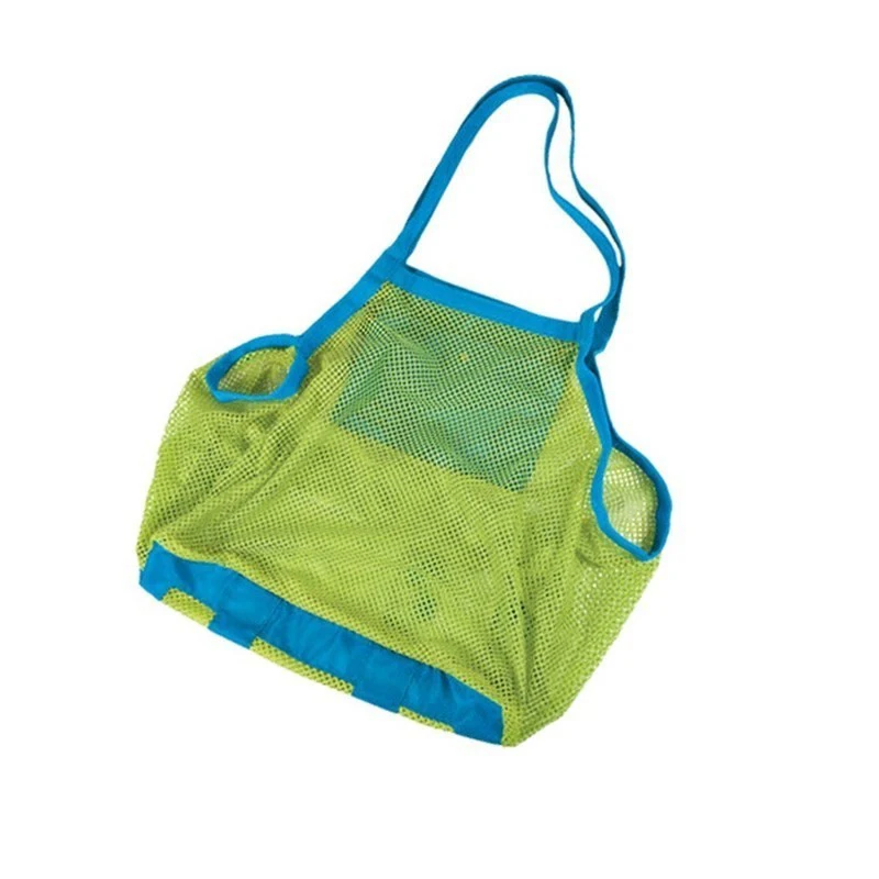 

Mesh Beach Bag Large Capacity Storage Portable Foldable for Toy Grocery Outdoor BHD2