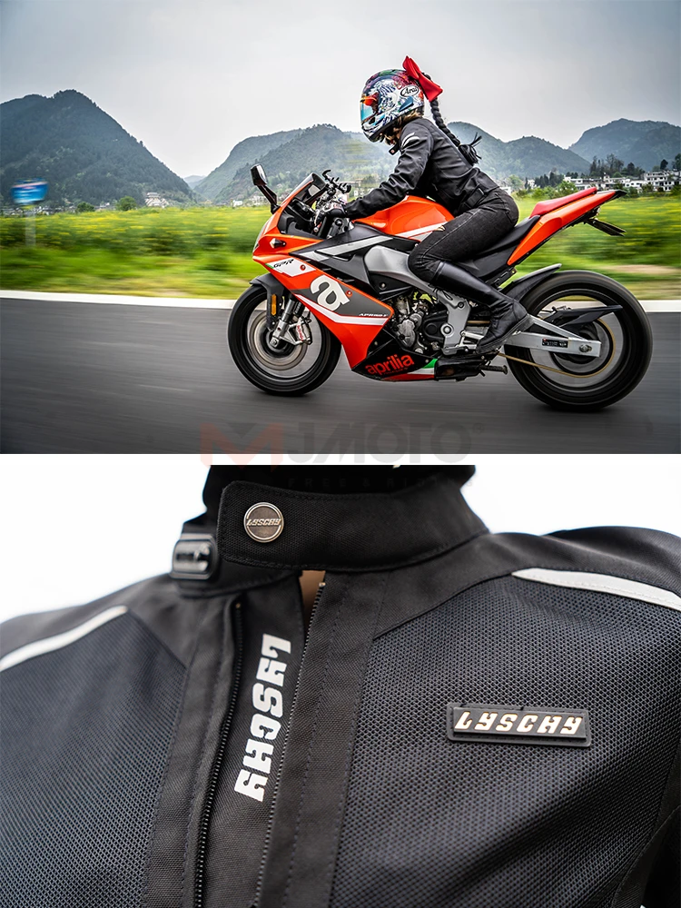 Женская мотоциклетная куртка летняя для верховой езды защитный костюм гоночная
