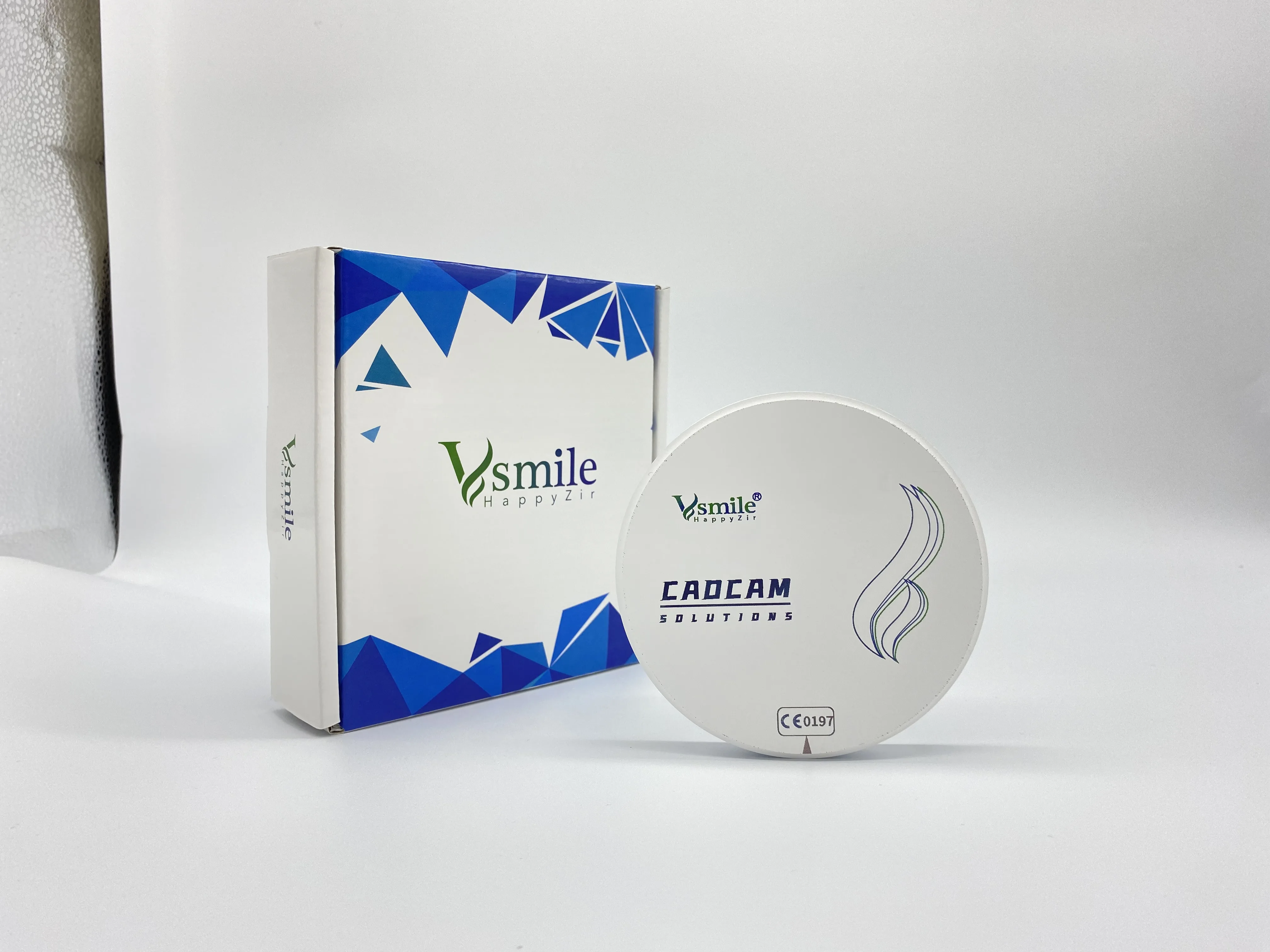 Ультрапрозрачный белый цирконий 98 мм для изготовления внешней системы открытия