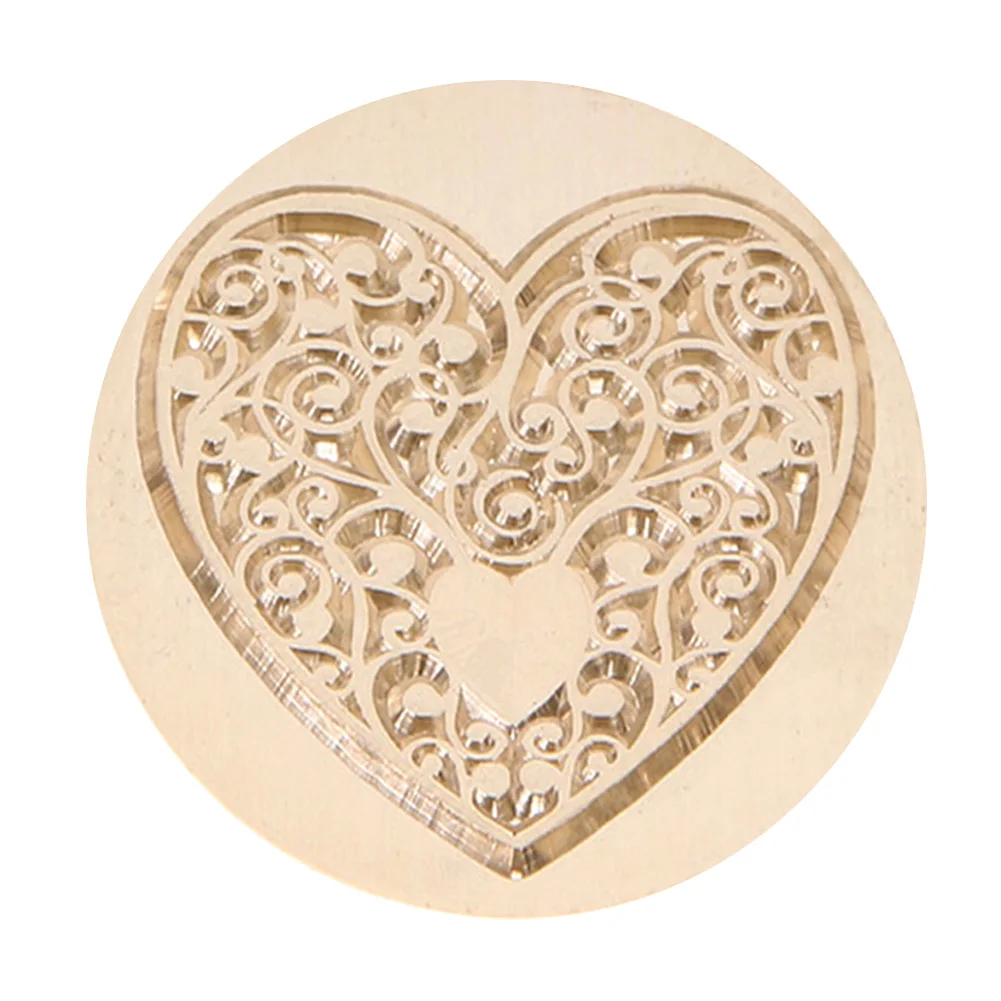 Растительная Цветочная печать восковая головка штемпеля Ретро Античное