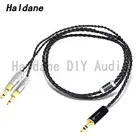 Hi-Fi 2,53,54,4 мм сбалансированный посеребренный кабель для наушников halданные для HD700 HD 700 M1060 M1060c черные мягкие наушники