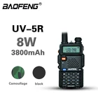 Рация Baofeng Uv 5R, 10 км, 8 Вт, двухсторонняя радиосвязь, UV-5R мА * ч, UV5R, рация, Fm трансивер, Любительское радио