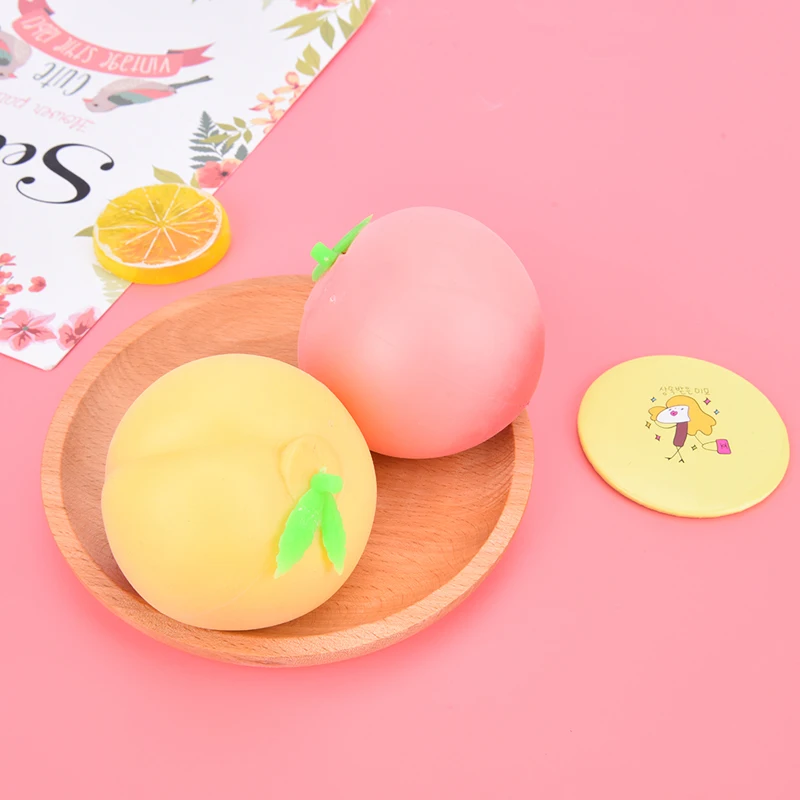 Colosal blando y estrujable melocotones crema perfumada Super lento Rising alivio de estr&eacute;s Squeeze juguetes de regalo de Navidad para los ni&ntilde;os-2