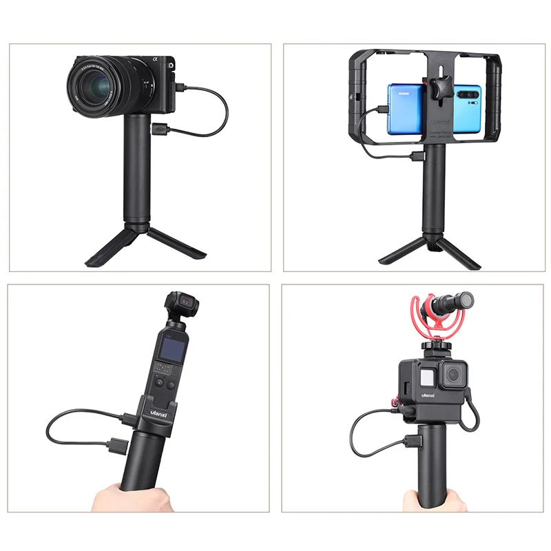 Ulanzi BG 2 6800 мАч блок питания ручка для камеры Gopro 7 6 5 Osmo Action Pocket универсальный