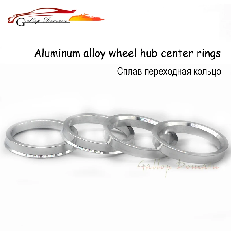 

4pieces/lots Wheel Hub Centric Rings OD=66.45mm ID=57.1mm - Aluminium Alloy Wheel hub rings for Car VW/AUDI Free Shipping