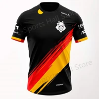 2021 league of legends g2 germany team jersey g2 national team jersey summer new 3d game t shirt g2 e sports supporter t shirt