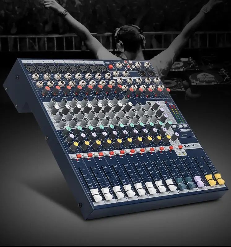 Готовый профессиональный миксер HIFI аудио микшер 8 полосный 12 16 20 встроенный