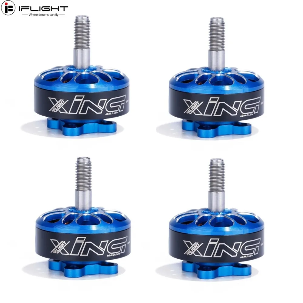 

4 шт. iFlight XING-E 2306 кВ 3-6S/кв 2-4S бесщеточный двигатель для радиоуправляемого дрона FPV