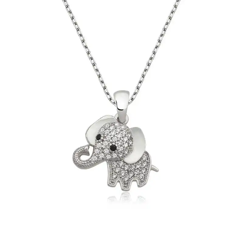 

Серебряный слон Silverlina, Женское Ожерелье