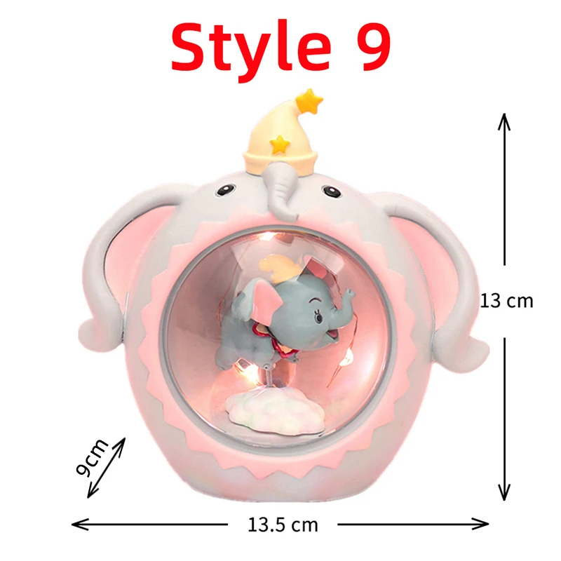 СВЕТОДИОДНЫЙ ночник в виде единорога из смолы для детей, детская прикроватная лампа, детская игрушка, декор в спальню, освещение, подарок на Рождество на день рождения