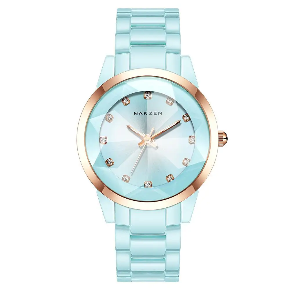 

Watch Student Women's Watch Fashion Light Luxury Full Ceramic Women's Watch Imported Movement Waterproof Jade Ceramic Strap