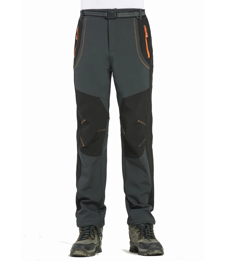 Осенние и зимние мужские женские походные брюки водонепроницаемые теплые