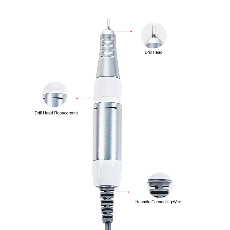 Профессиональная электрическая дрель для ногтей ручка маникюра шлифовальная