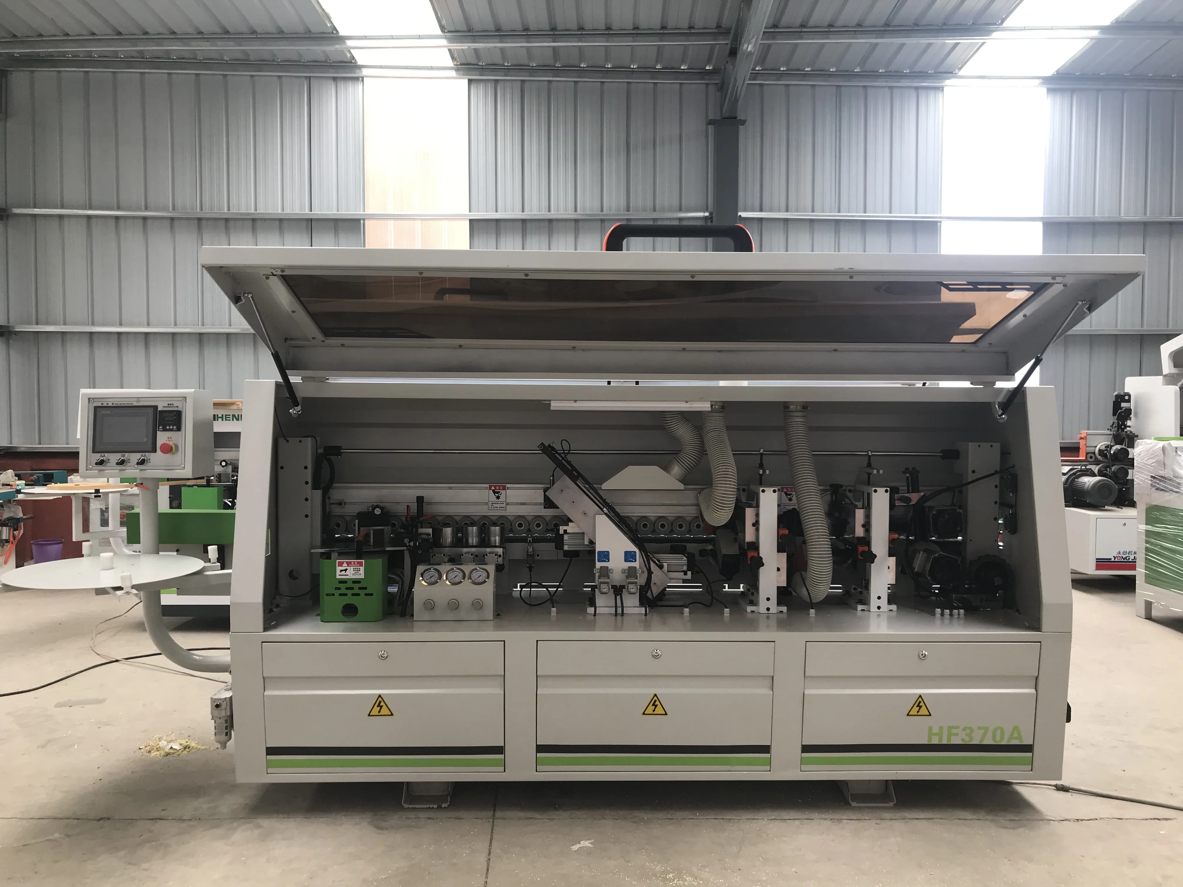 HF370 Лучшая цена портативный деревообрабатывающий станок акриловый прямой