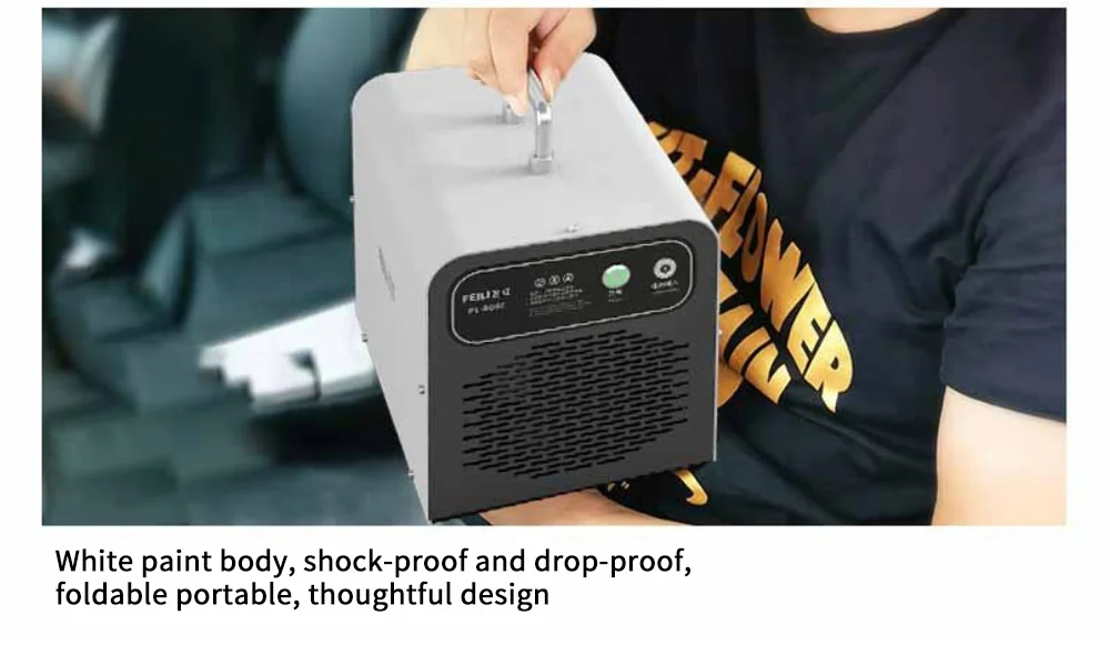 comprar Filtro De Ar Limpo Do Desodorizador Do Formaldeído Do Gerador 220v-240v Do Ozônio Do íon Negativo Portátil Do Purificador De Ar Mini, Plugue Da Ue