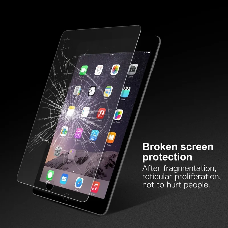 Мягкий гибкий прозрачный чехол для iPad Mini 1 2 3 защита экрана + 9H из жесткого