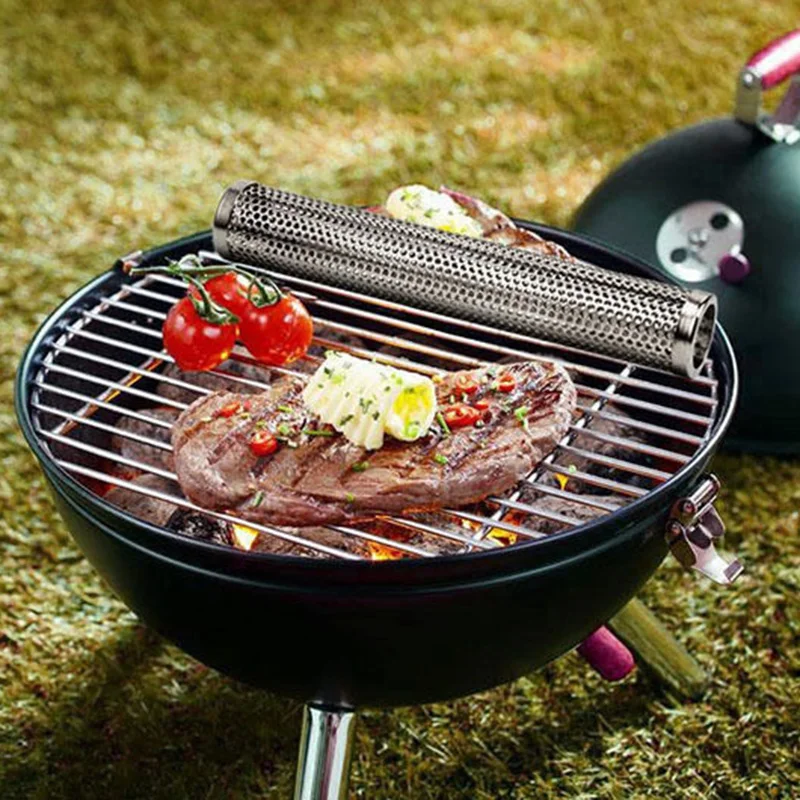Круглая трубка из нержавеющей стали в гранулах для курительной сети кухонный