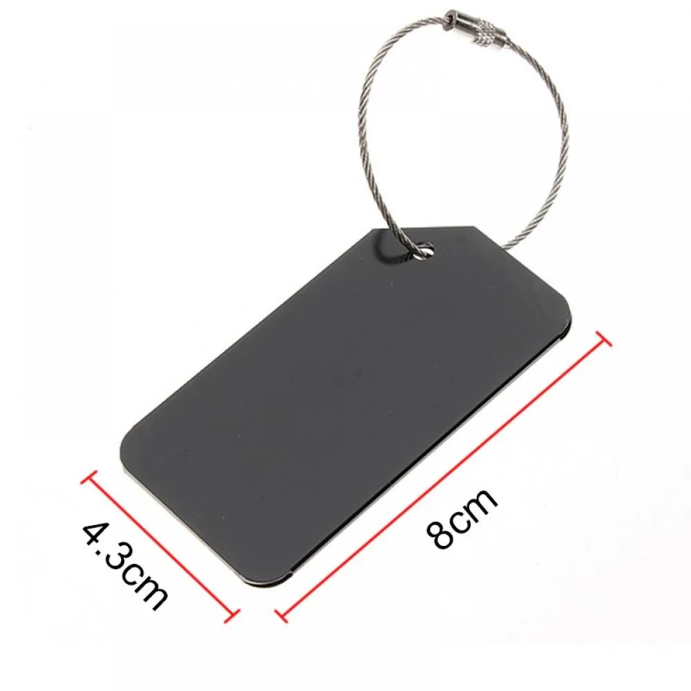 Бирки для багажа из алюминиевого сплава багажные бирки бординга карточка