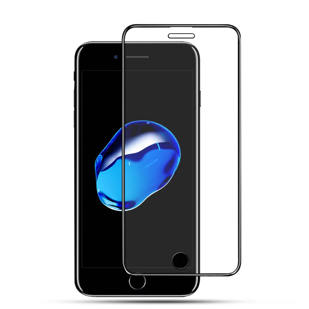 Защита экрана для Iphone 6 6S 7 8 Plus стекло телефона 2.5D закаленное с полным покрытием