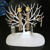 hot cool big size black white deer earrings necklace ring pendant bracelet jewelry casesdisplay stand tray tree storage jewelry