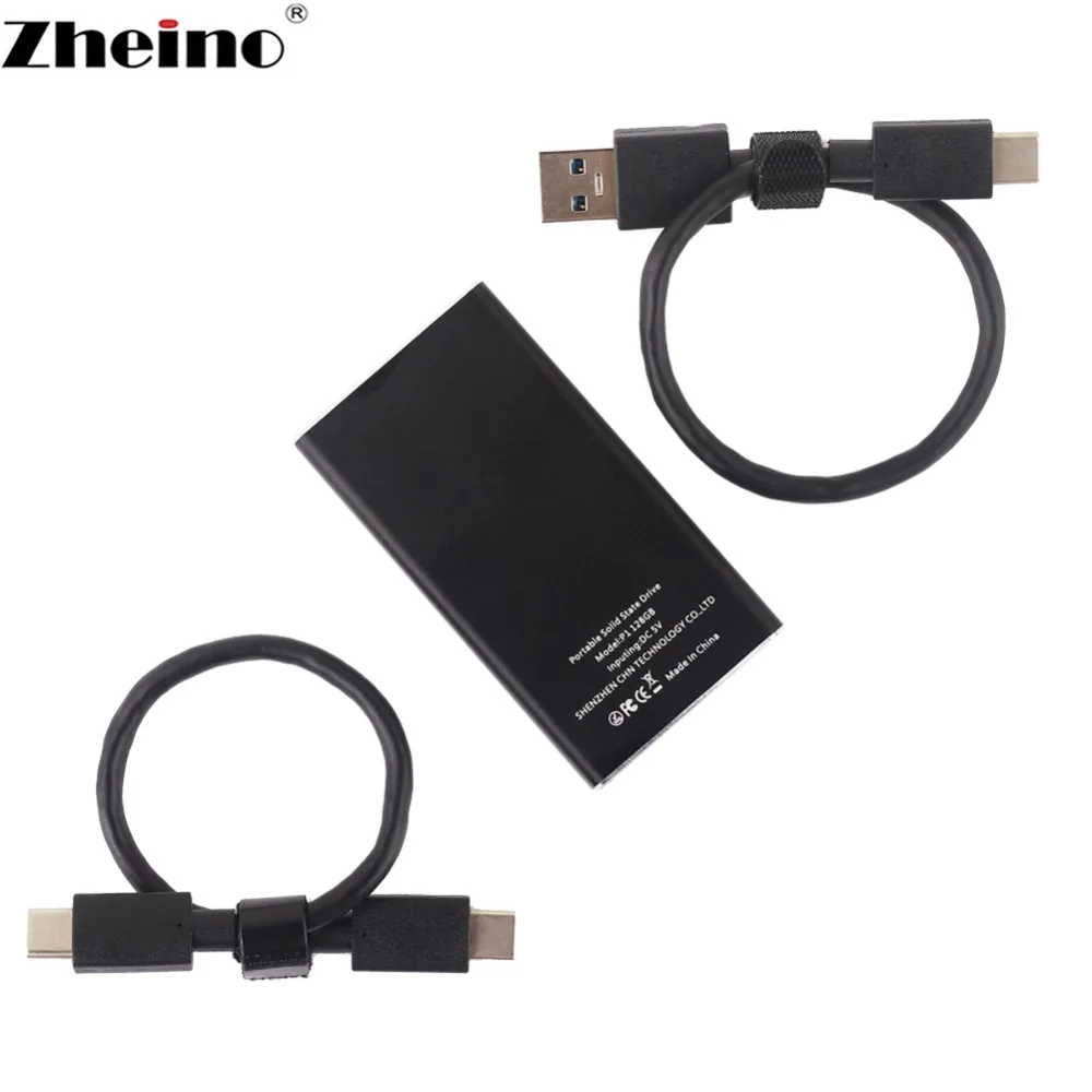 Zheino портативный SSD 500 Гб 128 ГБ 256 ГБ 512 Гб OTG Typc к USB 3,1 внешний твердотельный жесткий диск