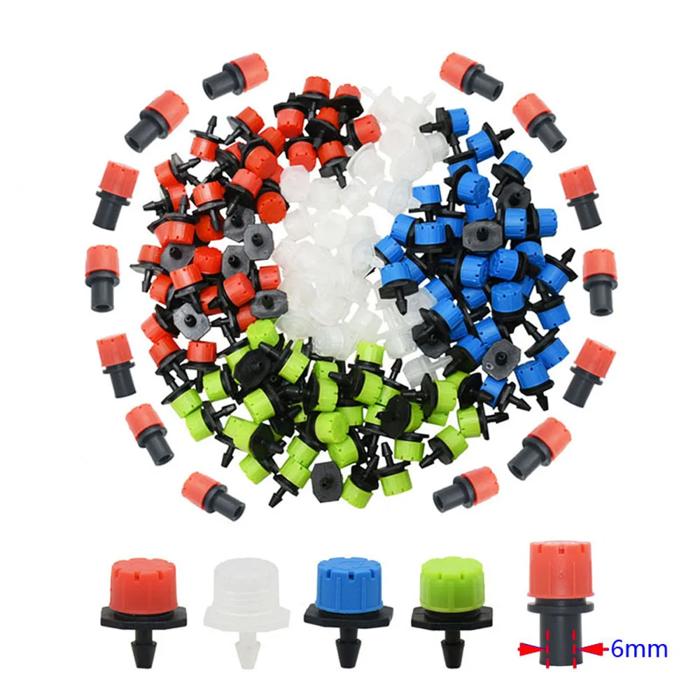 50 800 шт. садовая Регулируемая насадка Капельное орошение полив разбрызгиватель 6