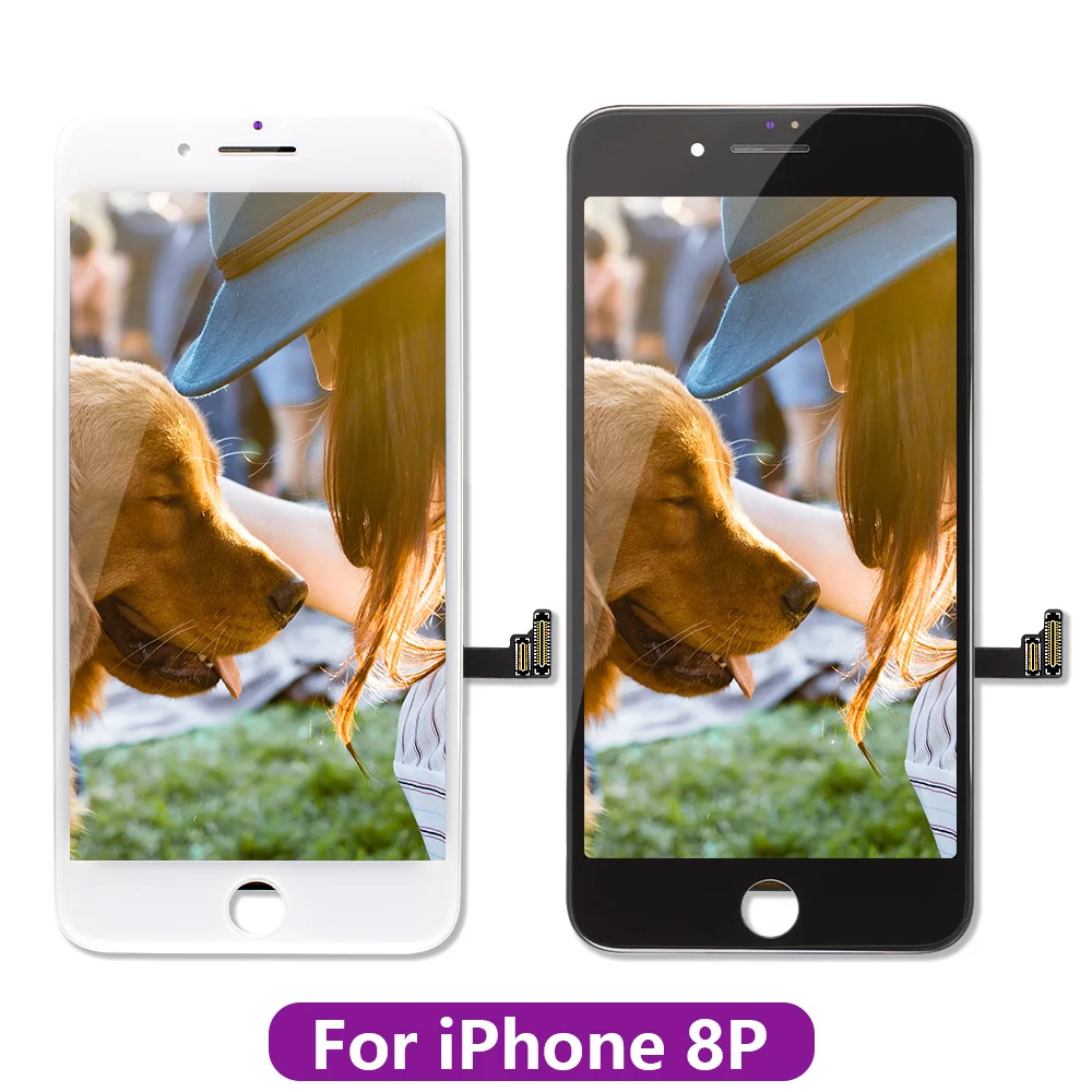 Белый и черный AAAAA абсолютно для iPhone 6 6G ЖК-дисплей кодирующий преобразователь сенсорного экрана в сборе для iPhone6 4,7 ''без битых пикселей+ подарок