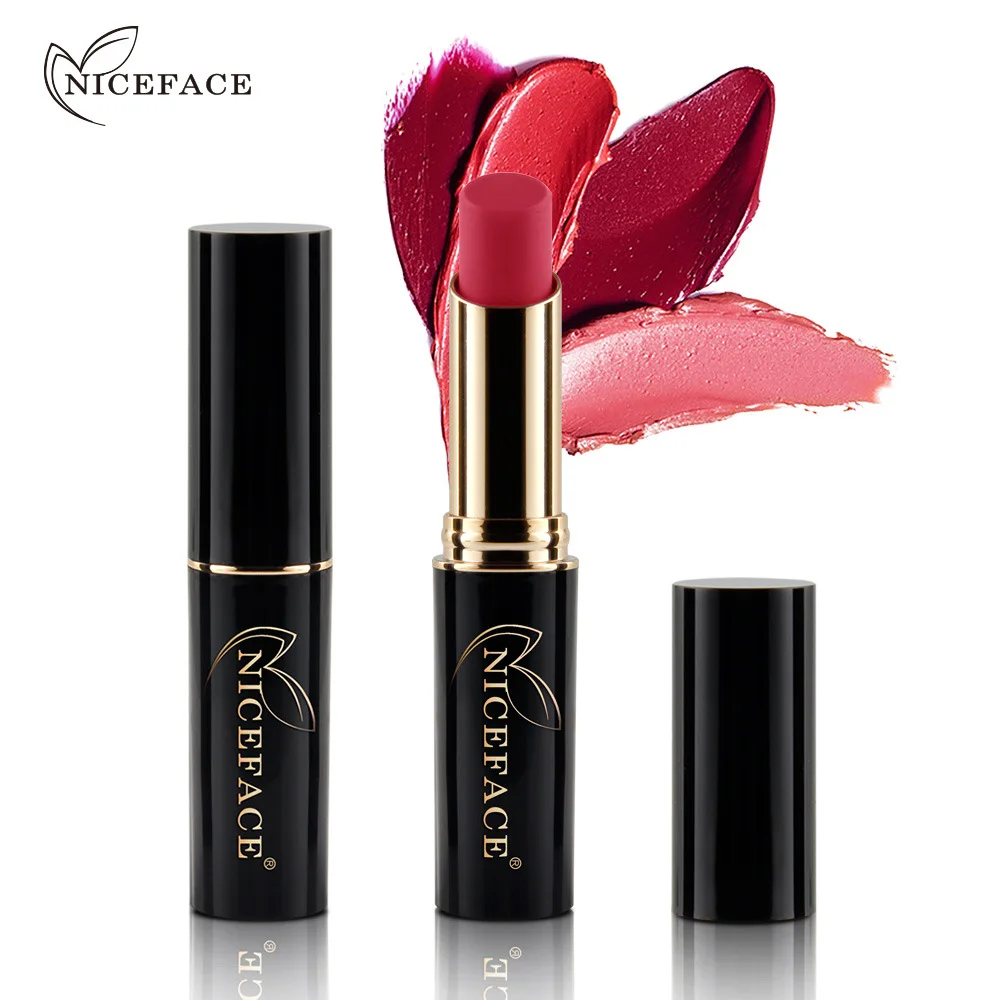 24 цвета NICEFACE Новый макияж блестящая красная металлическая помада пикантная