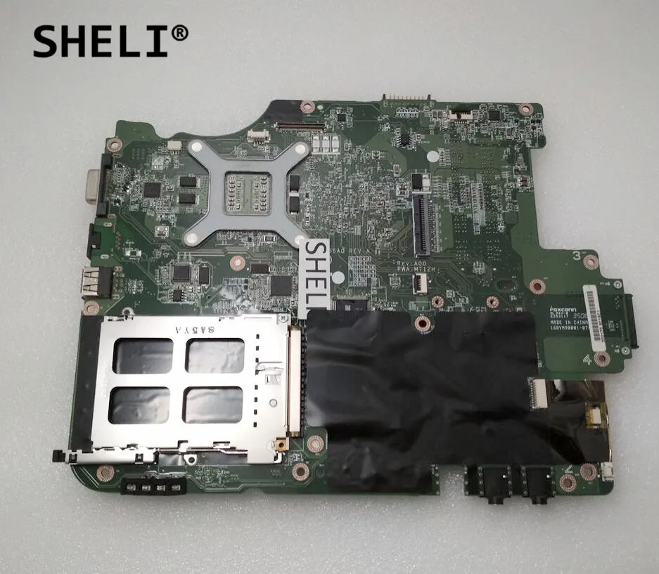 Шели материнская плата M712H 0M712H для Dell Vostro A860 DDR2 DA0VM9MB6B0 & Бесплатная с процессором