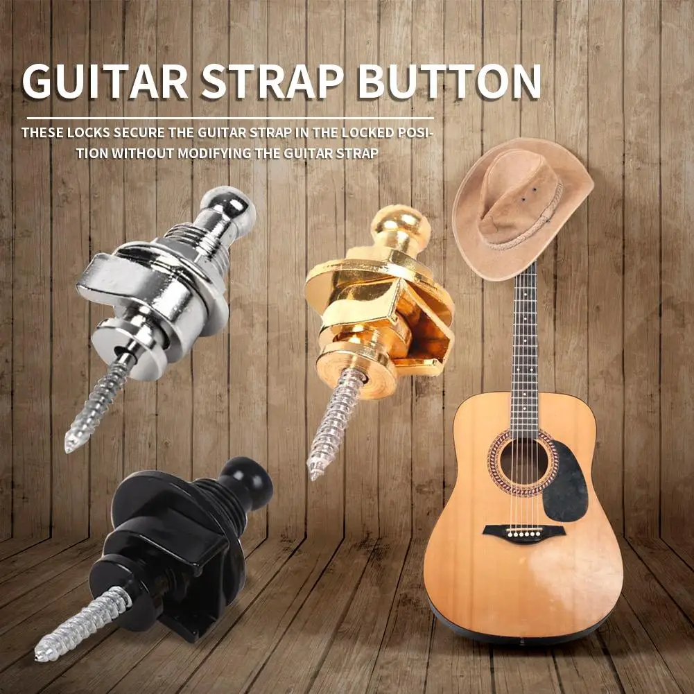 elektrische gitarre strap lock taste pilze köpfe gitarre bass strap locks pins gürtel schnalle tasten anti slip gürtel schlösser n