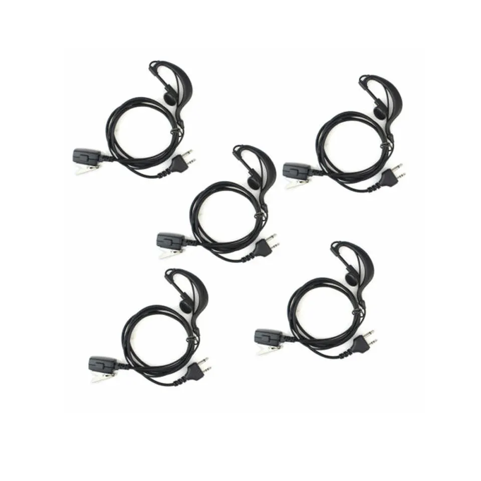 5 шт. 2 Pin PTT Микрофон Динамик для MIDLAND двухстороннее радио G7 GXT550 GXT650 LXT80 LXT112 новая