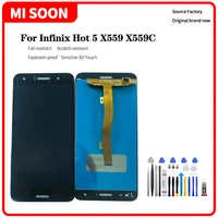 for infinix hot 5 x559 lcd display touch screen digitizer assembly for infinix hot 5 x559 lcd replacement screen with free tools