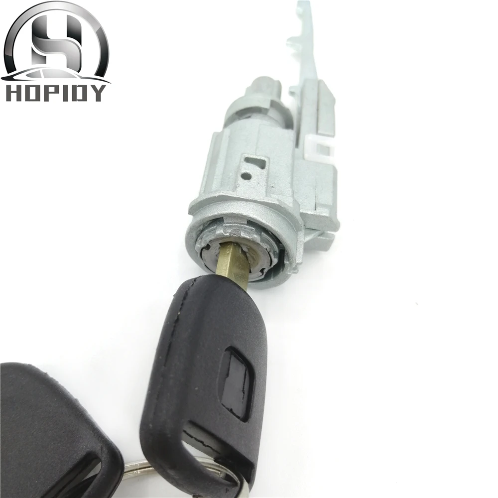 Комплект цилиндра замка передней наружной двери 35100-SAA-901 для Honda Fit 1.5L 2003-2011 года с 2 ключами.