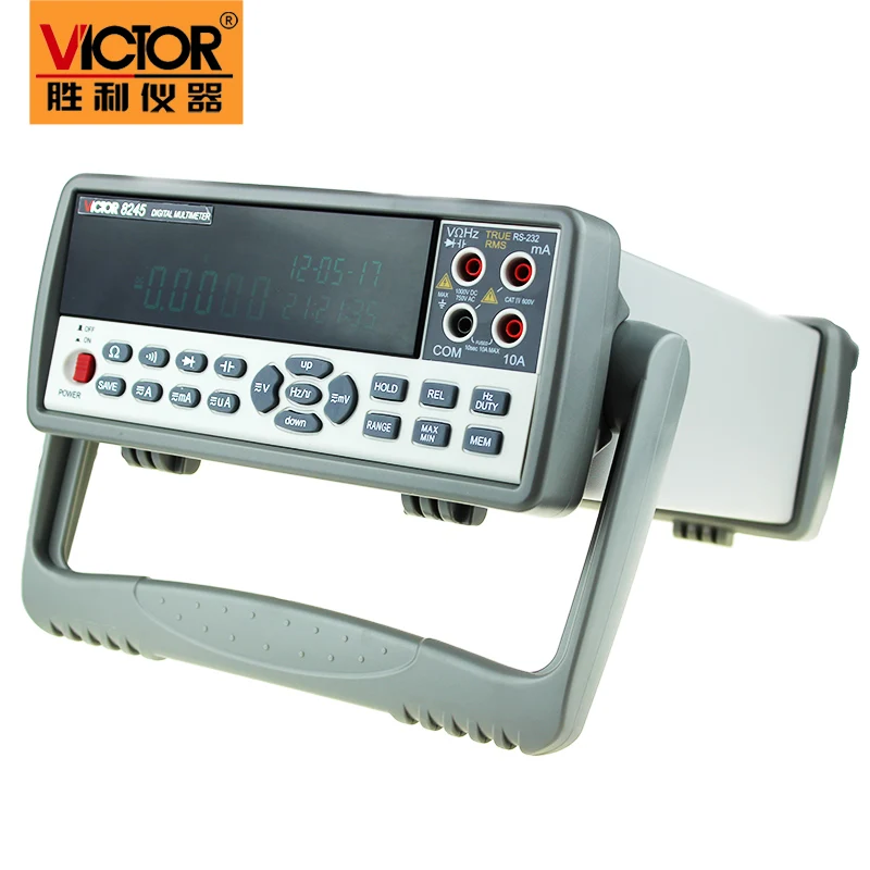 VICTOR VC8245 1000V 4 1/2 настольный цифровой мультиметр точный уровень Тип rms USB тестер
