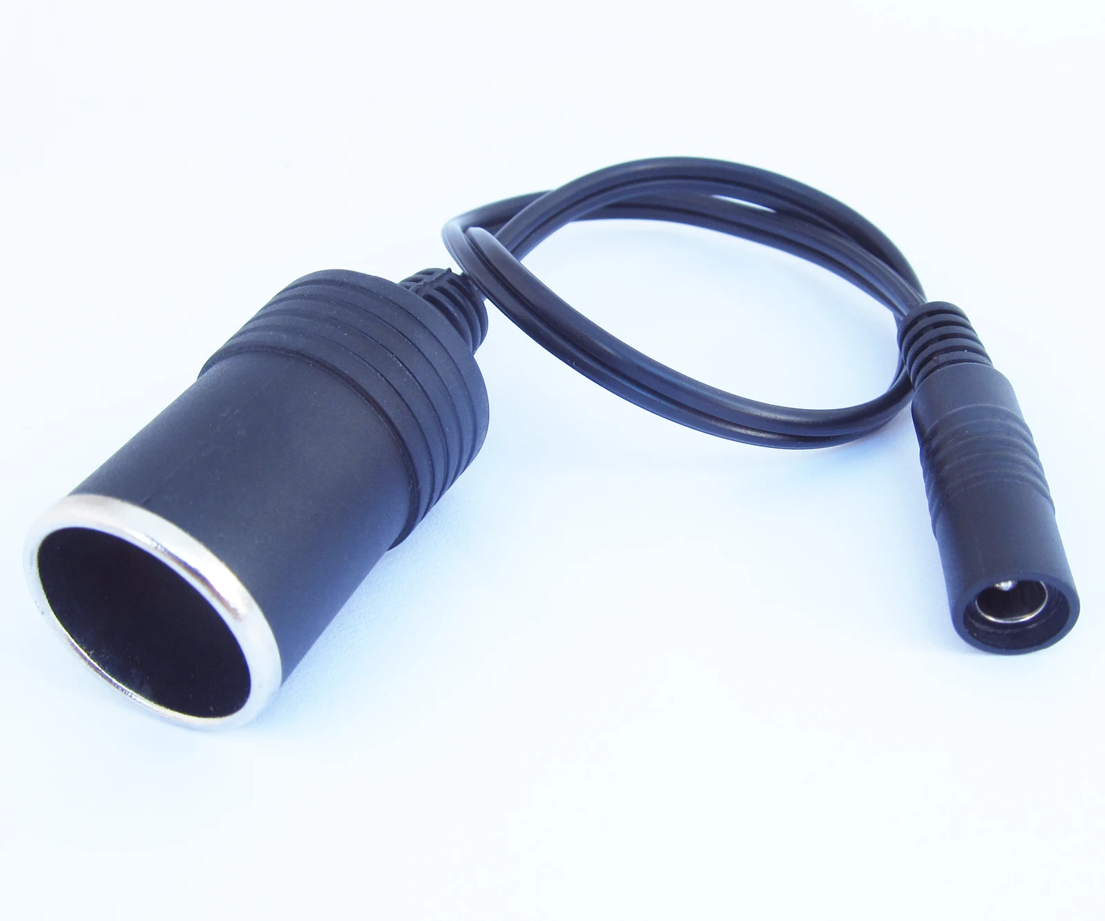 

1pc 5.5mmx2.1mm Female to Car Cigarette Lighter Female Socket Power Supply Cable