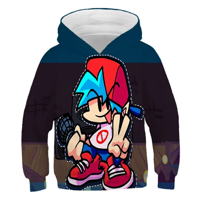 

Children's Friday night short-sleeved sweatshirt, kawaii hip-hop Harajuku boys and girls universal sweatshirt