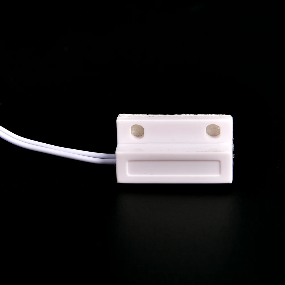 1PC white Recessed Magnetic Window/Door Contacts Security Alarm Switch Reed W/Adhesive Normally Closed NC | Обустройство дома