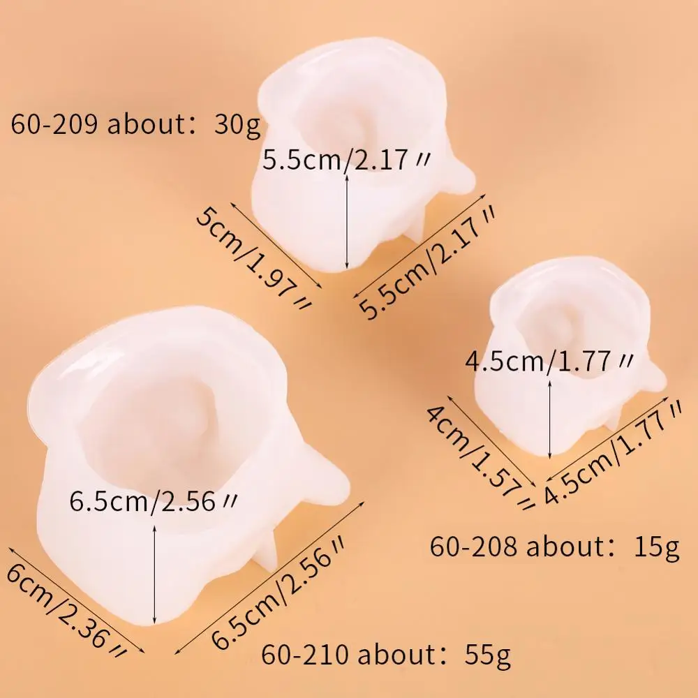 Силиконовая форма в виде французского бульдога большой средний маленький размер